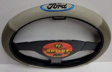 FORD STEERING COVER-TAUPE